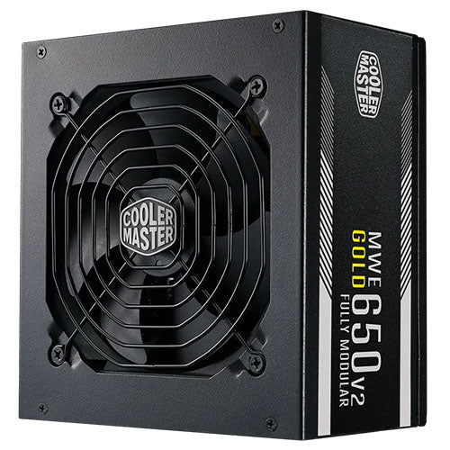 Cooler Master 650W MWE Gold V2 ATX 2.41 PSU, Fully Modular, HDB Bearing Fan, 80+ Gold Cooler Master 650W MWE Gold V2 ATX 2.41 PSU, Fully Modular, HDB Bearing Fan, 80+ Gold